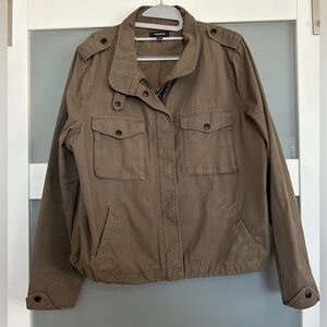 Torrid Army Olive/Brown Jacket-Torrid-Women’s Size 1